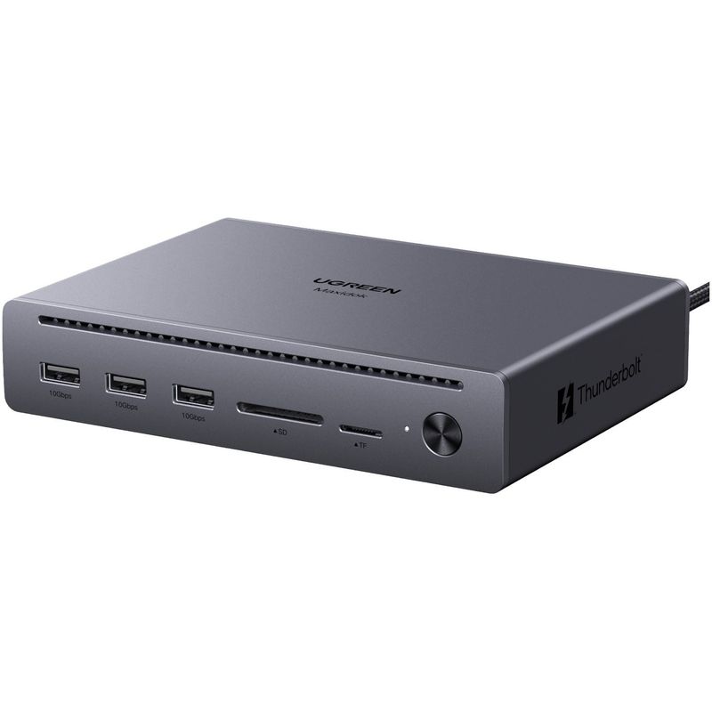 Laptop, Telefoane si Tablete - Telefoane mobile si accesorii - Accesorii Telefoane - Baterii externe - Docking Station UGREEN 10-in-1 Thunderbolt 5, Gigabit Ethernet, 8K, multicolor - Infinity.ro