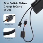 Laptop, Telefoane si Tablete - Telefoane mobile si accesorii - Accesorii Telefoane - Baterii externe - Acumulator extern Baseus EnerFill FC41 20.000 mAh, 100W, Digital Display, cablu USB-C inclus, Negru - Infinity.ro