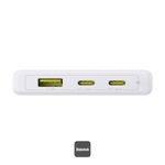 Laptop, Telefoane si Tablete - Telefoane mobile si accesorii - Accesorii Telefoane - Baterii externe - Acumulator extern Baseus PicoGo 10.000 mAh, 20W, Digital Display, 2x USB-C, 1x USB-A, Alb - Infinity.ro