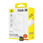 Laptop, Telefoane si Tablete - Telefoane mobile si accesorii - Accesorii Telefoane - Baterii externe - Acumulator extern Baseus PicoGo 10.000 mAh, 20W, Digital Display, 2x USB-C, 1x USB-A, Alb - Infinity.ro