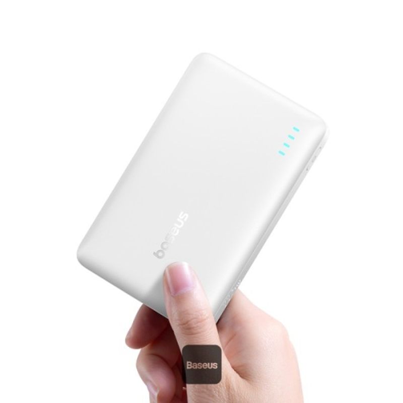 Laptop, Telefoane si Tablete - Telefoane mobile si accesorii - Accesorii Telefoane - Baterii externe - Acumulator extern Baseus EnerFill FP21 10.000 mAh, 22.5W, 2x USB-C, 1x USB-A, Alb - Infinity.ro