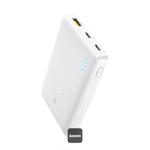 Laptop, Telefoane si Tablete - Telefoane mobile si accesorii - Accesorii Telefoane - Baterii externe - Acumulator extern Baseus EnerFill FP21 10.000 mAh, 22.5W, 2x USB-C, 1x USB-A, Alb - Infinity.ro