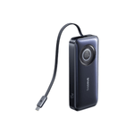 Laptop, Telefoane si Tablete - Telefoane mobile si accesorii - Accesorii Telefoane - Baterii externe - Banca de putere Baseus EnerCore CR11 10.000 mAh, 45W, cablu USB-C retractabil, Negru, compacta - Infinity.ro