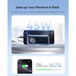Laptop, Telefoane si Tablete - Telefoane mobile si accesorii - Accesorii Telefoane - Baterii externe - Banca de putere Baseus EnerCore CR11 10.000 mAh, 45W, cablu USB-C retractabil, Negru, compacta - Infinity.ro