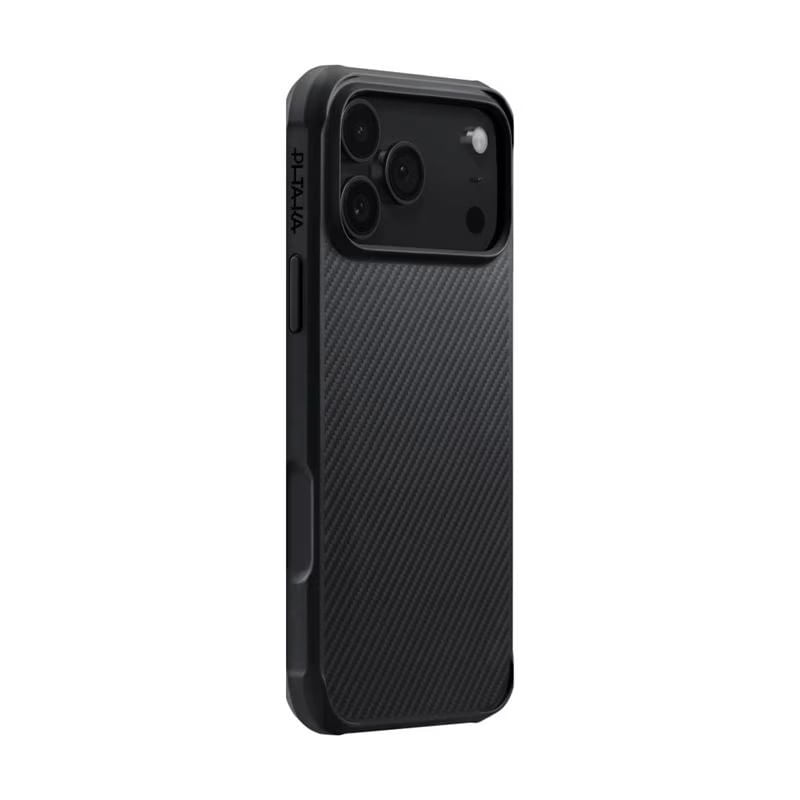 Laptop, Telefoane si Tablete - Telefoane mobile si accesorii - Accesorii Telefoane - Huse telefoane - Carcasa Pitaka Aramid ProGuard compatibila cu iPhone 17 Pro Max, Negru/Gri - Infinity.ro