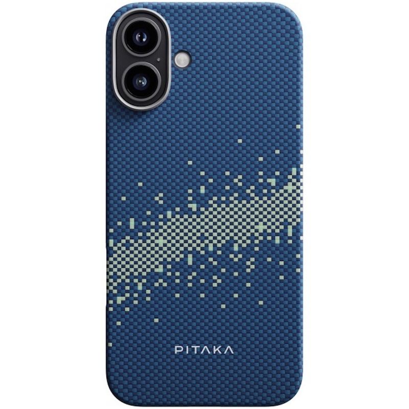 Laptop, Telefoane si Tablete - Telefoane mobile si accesorii - Accesorii Telefoane - Huse telefoane - Husa de protectie Pitaka Tactile Woven Aramida Magsafe pentru iPhone 16 StarPeak Milky Way Galaxy - Infinity.ro