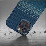 Laptop, Telefoane si Tablete - Telefoane mobile si accesorii - Accesorii Telefoane - Huse telefoane - Husa de protectie Pitaka Tactile Woven Aramida Magsafe pentru iPhone 16 Pro Max Moonrise - Infinity.ro