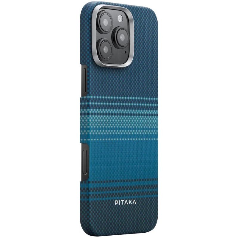 Laptop, Telefoane si Tablete - Telefoane mobile si accesorii - Accesorii Telefoane - Huse telefoane - Husa de protectie Pitaka Tactile Woven Aramida Magsafe pentru iPhone 16 Pro Max Moonrise - Infinity.ro