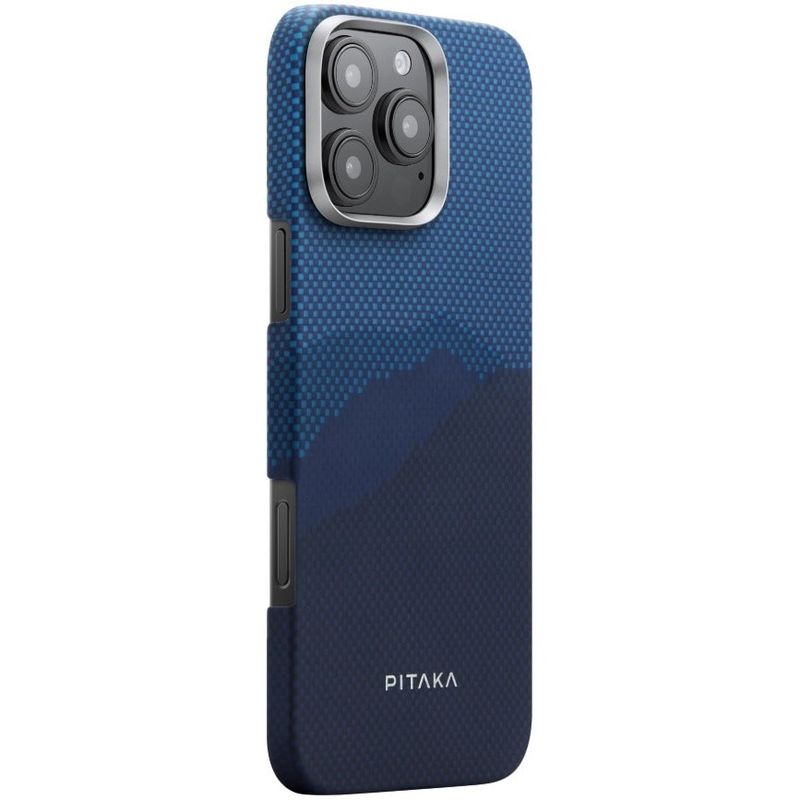 Laptop, Telefoane si Tablete - Telefoane mobile si accesorii - Accesorii Telefoane - Huse telefoane - Husa de protectie Pitaka Tactile Woven Aramida Magsafe pentru iPhone 16 Pro StarPeak Over the Horizon - Infinity.ro