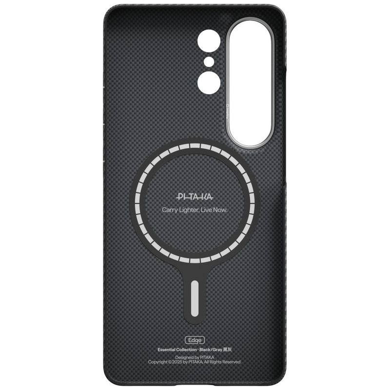 Laptop, Telefoane si Tablete - Telefoane mobile si accesorii - Accesorii Telefoane - Huse telefoane - Carcasa PITAKA Ultra-Slim pentru Samsung Galaxy S26 Ultra, Negru-Gri, compatibila cu MagSafe, din fibra de aramida - Infinity.ro
