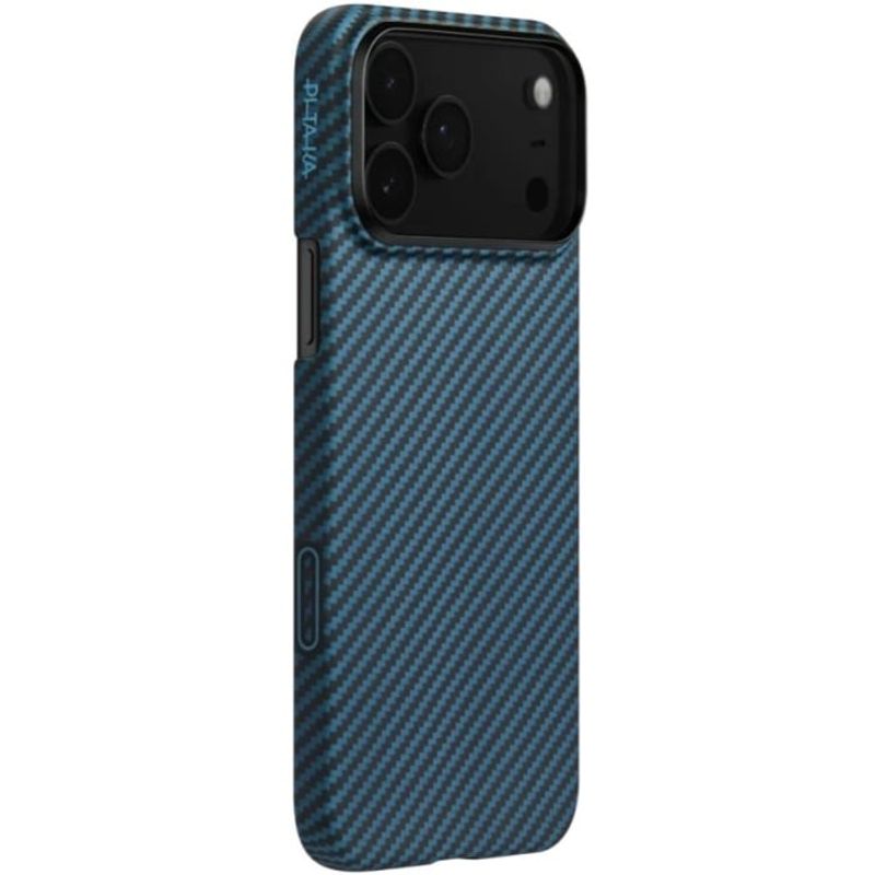 Laptop, Telefoane si Tablete - Telefoane mobile si accesorii - Accesorii Telefoane - Huse telefoane - Husa de protectie Pitaka pentru iPhone 17 Pro, MagEZ 7 Pro 600D Ultra-Slim Negru/Albastru - Infinity.ro