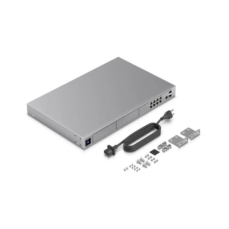 PC, gaming si accesorii - Retelistica - Switch-uri - Switch-uri cu management - Switch Ubiquiti UniFi Dream Machine Pro Max, 2.5G Ethernet, 8GB RAM, Gri, 442.4x43.7x285.6mm - Infinity.ro