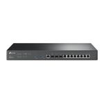 PC, gaming si accesorii - Retelistica - Wireless - Routere Wireless - Router Gigabit Ethernet TP-Link Omada ER8411, 8 porturi LAN, negru, 44x440x220mm - Infinity.ro