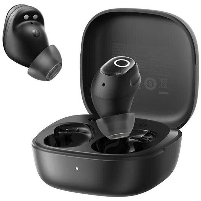 TV, Audio-Video si Foto - Portabile audio - Casti audio - Casti True Wireless Baseus Bass BD1, Autonomie 35 de ore, Bluetooth 5.4, IP55, Negru - Infinity.ro
