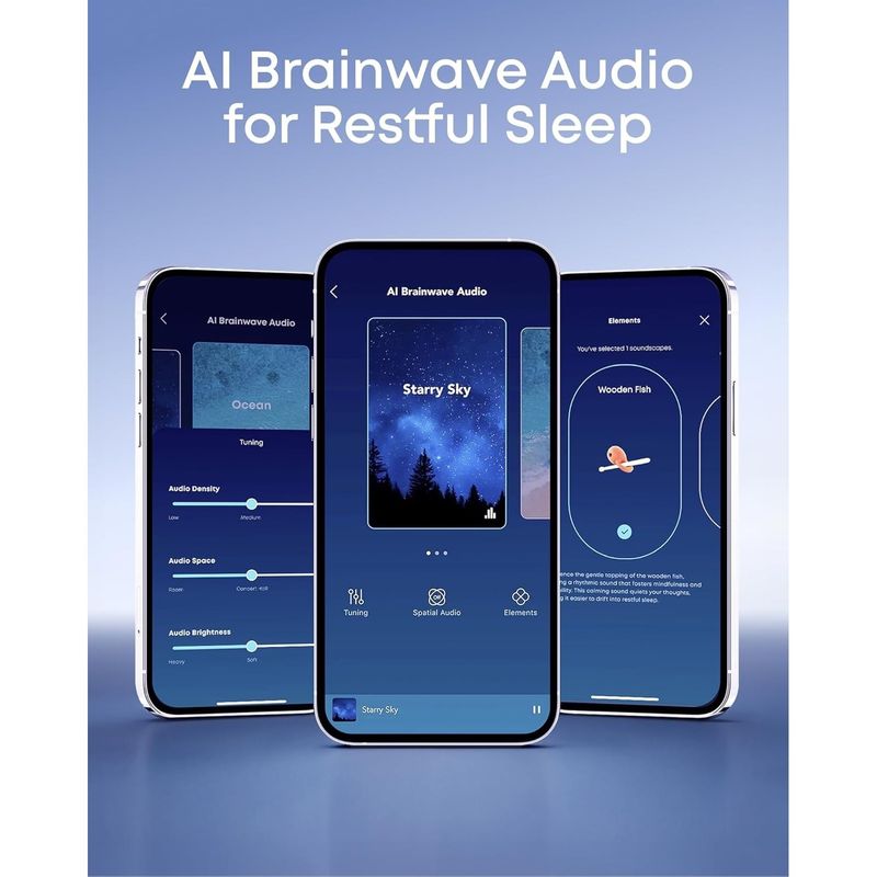 TV, Audio-Video si Foto - Portabile audio - Casti audio - Casti True Wireless Anker Soundcore Sleep A30 ANC, Ultra-Confort, Autonomie 45 ore, Bluetooth 5.4, Verde - Infinity.ro