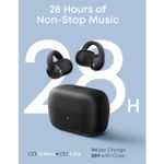 TV, Audio-Video si Foto - Portabile audio - Casti audio - Casti True Wireless Anker SoundCore C50i, Open Ear Clip-On, Hi-Res, IP55, Bluetooth 6.0, Negru - Infinity.ro