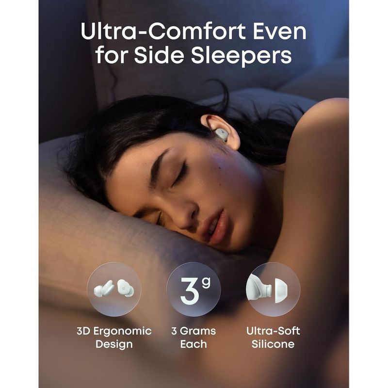 TV, Audio-Video si Foto - Portabile audio - Casti audio - Casti True Wireless Anker Soundcore Sleep A30 ANC, Ultra-Confort, Autonomie 45 ore, Bluetooth 5.4, Verde - Infinity.ro