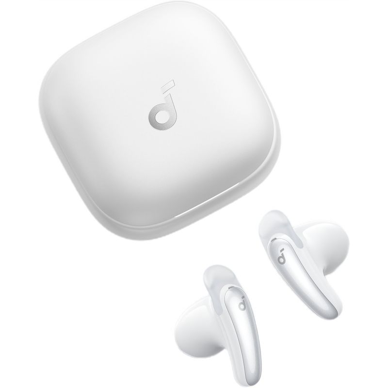 TV, Audio-Video si Foto - Portabile audio - Casti audio - Casti True Wireless Anker Soundcore Liberty Buds, Semi in-Ear, ANC, Autonomie 30 de ore, Bluetooth 6.1, Alb - Infinity.ro