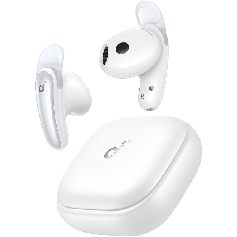 TV, Audio-Video si Foto - Portabile audio - Casti audio - Casti True Wireless Anker Soundcore Liberty Buds, Semi in-Ear, ANC, Autonomie 30 de ore, Bluetooth 6.1, Alb - Infinity.ro
