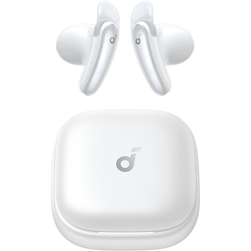 TV, Audio-Video si Foto - Portabile audio - Casti audio - Casti True Wireless Anker Soundcore Liberty Buds, Semi in-Ear, ANC, Autonomie 30 de ore, Bluetooth 6.1, Alb - Infinity.ro