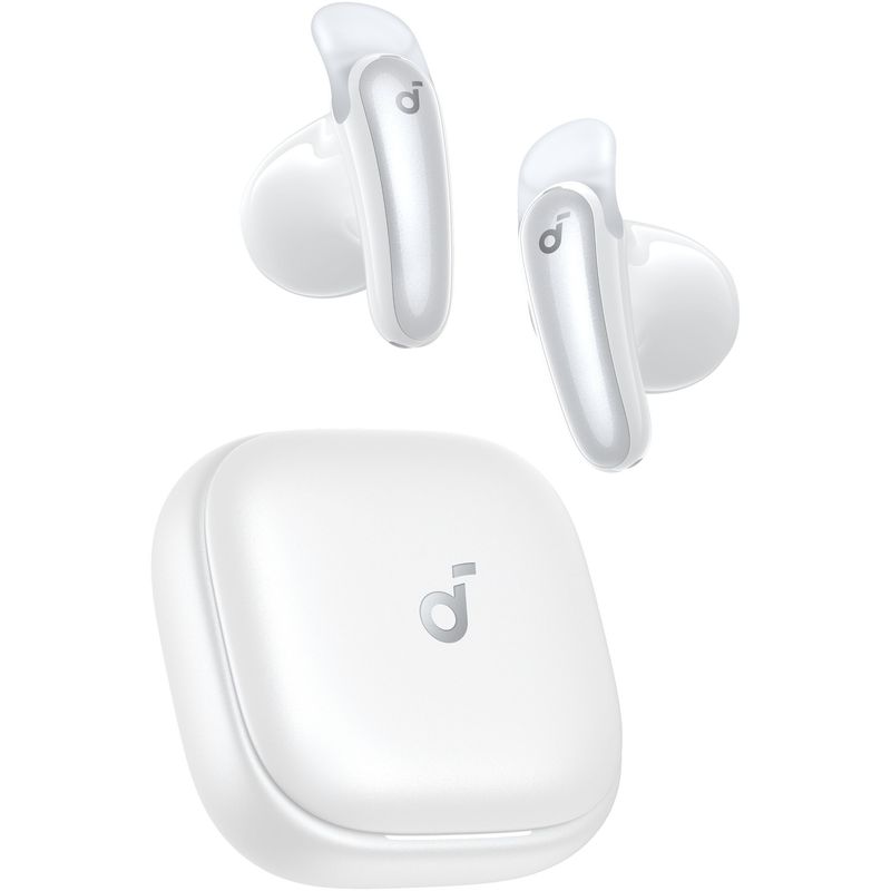 TV, Audio-Video si Foto - Portabile audio - Casti audio - Casti True Wireless Anker Soundcore Liberty Buds, Semi in-Ear, ANC, Autonomie 30 de ore, Bluetooth 6.1, Alb - Infinity.ro
