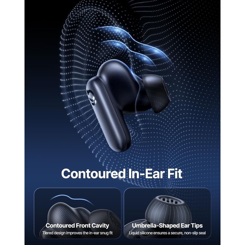 TV, Audio-Video si Foto - Portabile audio - Casti audio - Casti fara fir, Baseus, model A0010902, Bluetooth 6.1, autonomie 8 ore, negru, in ear - Infinity.ro
