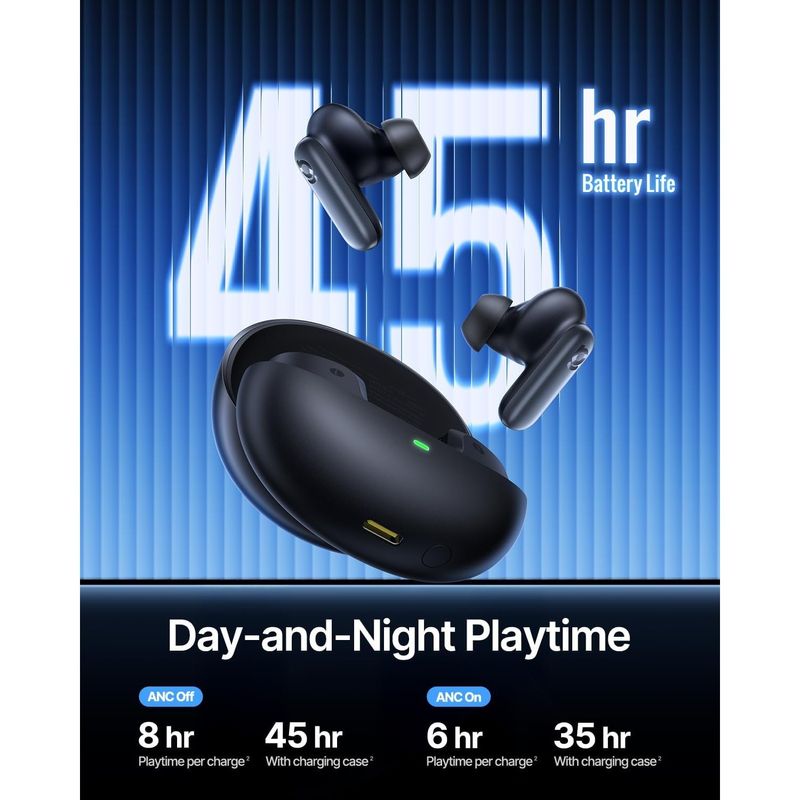 TV, Audio-Video si Foto - Portabile audio - Casti audio - Casti fara fir, Baseus, model A0010902, Bluetooth 6.1, autonomie 8 ore, negru, in ear - Infinity.ro