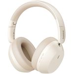 TV, Audio-Video si Foto - Portabile audio - Casti audio - Casti Over-Ear Baseus Bass 35 Max, Wireless, Bluetooth, 3D Surround, Autonomie 50 ore, Alb - Infinity.ro