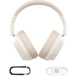 TV, Audio-Video si Foto - Portabile audio - Casti audio - Casti Over-Ear Baseus Bass 35 Max, Wireless, Bluetooth, 3D Surround, Autonomie 50 ore, Alb - Infinity.ro