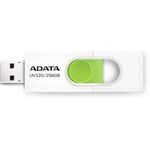 PC, gaming si accesorii - Periferice PC - Memorii USB - Stick USB ADATA UV320, 256GB, USB 3.1 Alb/Verde - Infinity.ro