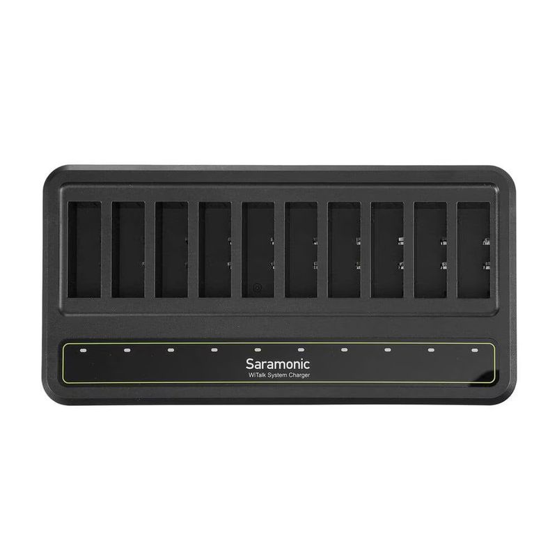 PC, gaming si accesorii - Periferice PC - Casti PC - Sistem Intercom Wireless pentru 9 Persoane Saramonic WiTalk WT9D Full-Duplex 1.9GHz Casti Dual-ear Negru - Infinity.ro