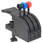 PC, gaming si accesorii - Gaming - Accesorii gaming - Controlere, Volane si Casti gaming - Joystick Saitek Pro Flight Throttle Quadrant, USB - Infinity.ro