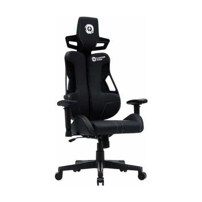 PC, gaming si accesorii - Gaming - Accesorii gaming - Scaune gaming - Scaun gaming Canyon Morphos, negru, material metalic si plastic, inaltime ajustabila, suport pentru brate 2D - Infinity.ro