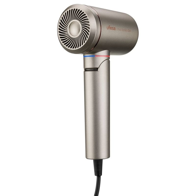 Ingrijire personala si Cosmetice - Aparate & accesorii ingrijire personala - Hair styling - Uscatoare de par - Uscator de par Ufesa Pro Ionic Go, Motor Digital BLDC, 1600W, Tehnologie Ionica, 3 Trepte Temperatura, Auriu - Infinity.ro