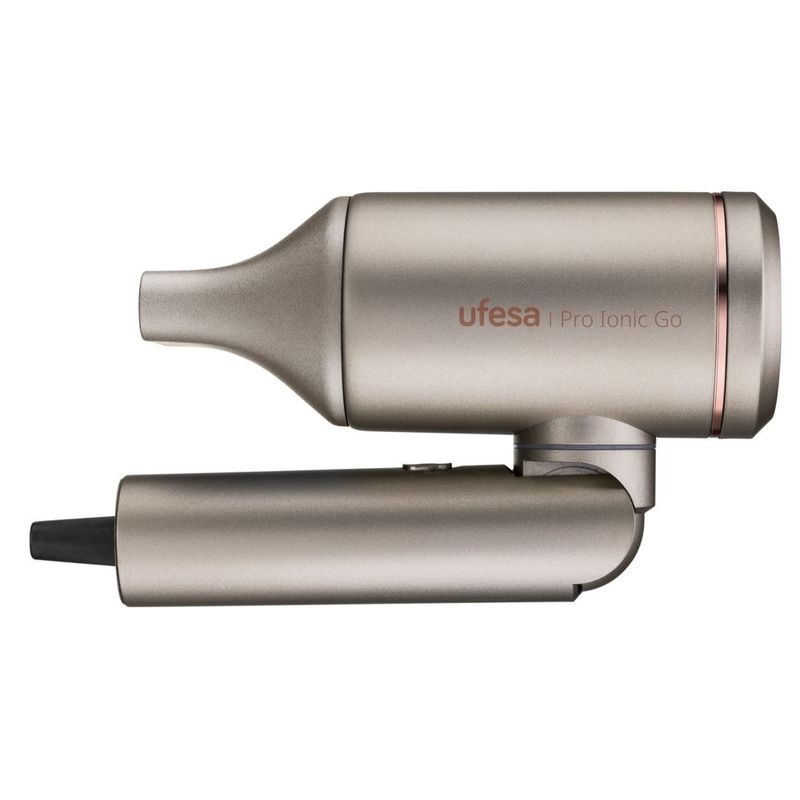 Ingrijire personala si Cosmetice - Aparate & accesorii ingrijire personala - Hair styling - Uscatoare de par - Uscator de par Ufesa Pro Ionic Go, Motor Digital BLDC, 1600W, Tehnologie Ionica, 3 Trepte Temperatura, Auriu - Infinity.ro