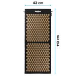 Ingrijire personala si Cosmetice - Sanatate si wellness - Articole wellness - Aparate si dispozitive de masaj - Saltea de acupresura cu perna, Rebel Active, 110x42cm, 336 varfuri, multicolor - Infinity.ro