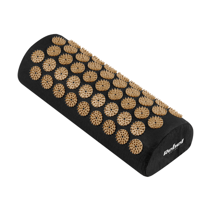 Ingrijire personala si Cosmetice - Sanatate si wellness - Articole wellness - Aparate si dispozitive de masaj - Saltea de acupresura cu perna, Rebel Active, 110x42cm, 336 varfuri, multicolor - Infinity.ro