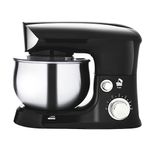 Electronice si Electrocasnice - Electrocasnice bucatarie - Mixere, tocatoare & roboti de bucatarie - Roboti de bucatarie - Mixer planetar ADLER, 6 viteze, bol inox 3L, negru, 31.8x19.2x24.8cm - Infinity.ro