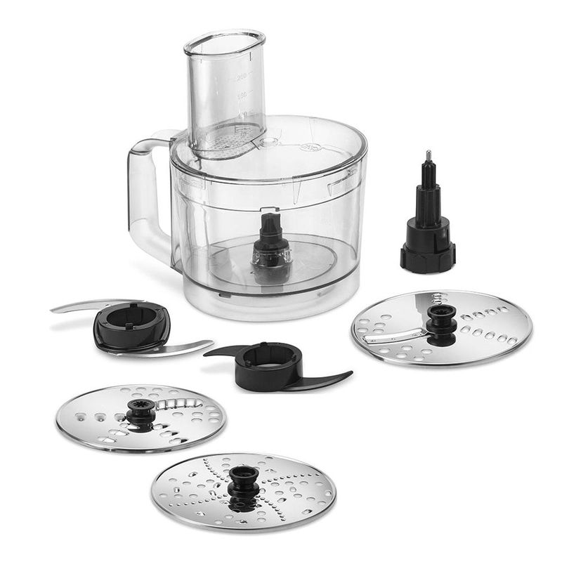 Electronice si Electrocasnice - Electrocasnice bucatarie - Mixere, tocatoare & roboti de bucatarie - Roboti de bucatarie - Robot de Bucatarie UFESA Quick Slicer, 200W, 5 Conuri de Taiere, Inox/Negru - Infinity.ro