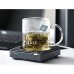 Electronice si Electrocasnice - Electrocasnice bucatarie - Preparare bauturi - Cafetiere - Incalzitor de cana BUYDEEM, extra larg, 2 setari temperatura, oprire automata, gri - Infinity.ro