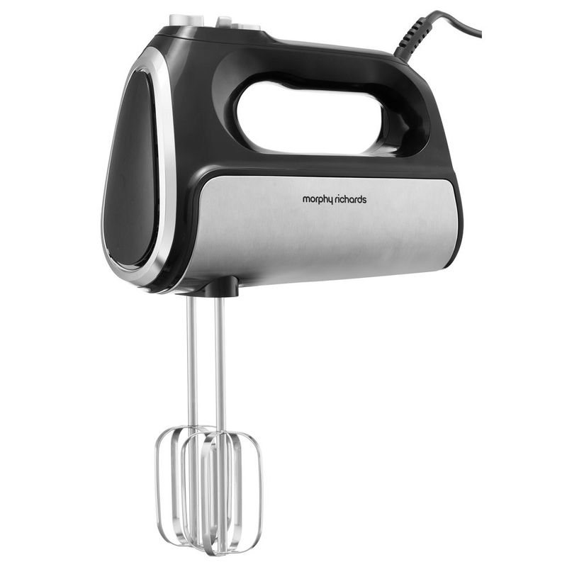 Electronice si Electrocasnice - Electrocasnice bucatarie - Mixere, tocatoare & roboti de bucatarie - Mixere - Mixer de mana Morphy Richards MMI2001, 800W, negru - Infinity.ro