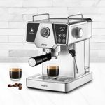 Electronice si Electrocasnice - Electrocasnice bucatarie - Preparare bauturi - Espressoare - Espressor Bergamo, Ufesa, 20bar, 1350W, 1.8l, Argintiu/Negru - Infinity.ro