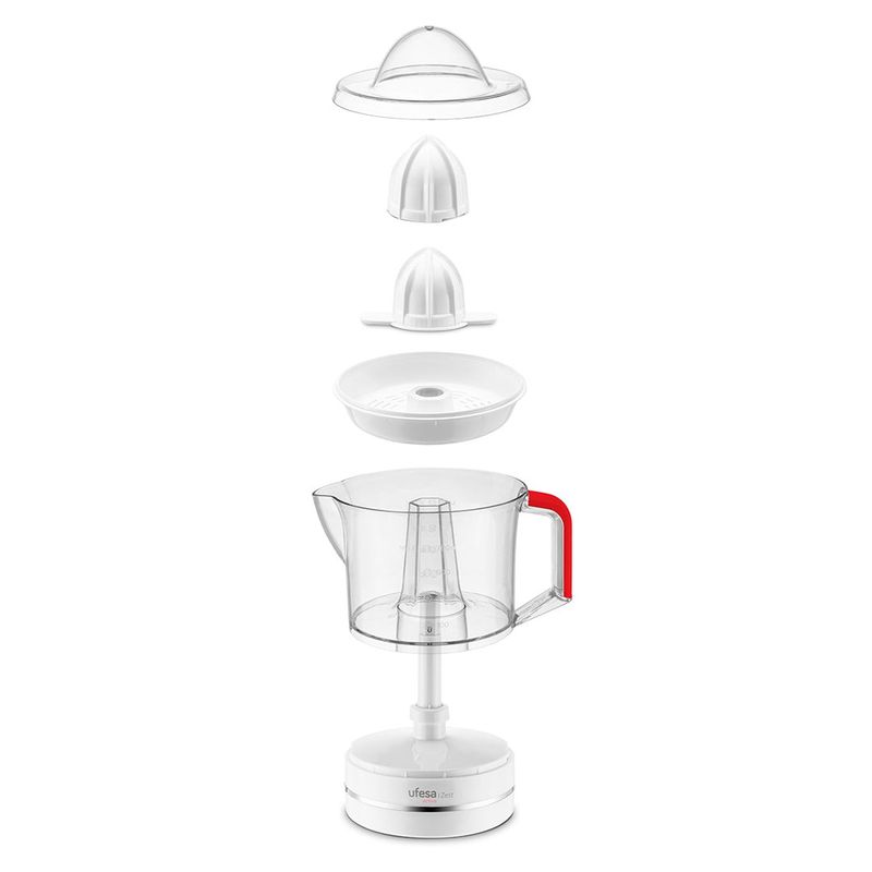 Electronice si Electrocasnice - Electrocasnice bucatarie - Preparare bauturi - Storcatoare de fructe - Storcator de Fructe si Legume UFESA Zest Activa, 600W, 2 Viteze, Recipient Pulpa 0.7l - Infinity.ro