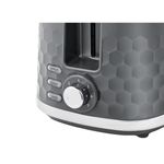 Electronice si Electrocasnice - Electrocasnice bucatarie - Preparare paine - Prajitoare de paine - Prajitor de paine Morphy Richards Hive, 850W, 7 trepte, 2 felii, functie dezghetare, gri - Infinity.ro