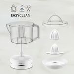 Electronice si Electrocasnice - Electrocasnice bucatarie - Preparare bauturi - Storcatoare de fructe - Storcator de Fructe si Legume UFESA Zest Activa, 600W, 2 Viteze, Recipient Pulpa 0.7l - Infinity.ro