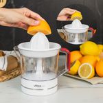 Electronice si Electrocasnice - Electrocasnice bucatarie - Preparare bauturi - Storcatoare de fructe - Storcator de Fructe si Legume UFESA Zest Activa, 600W, 2 Viteze, Recipient Pulpa 0.7l - Infinity.ro