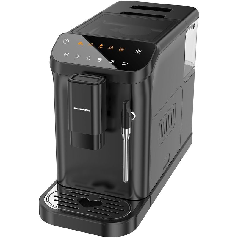 Electronice si Electrocasnice - Electrocasnice bucatarie - Preparare bauturi - Espressoare - Espressor automat Heinner Buongiorno HEMA-D20DBK, 1350W, 20 bar, 1.5L, Negru - Infinity.ro