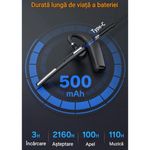 TV, Audio-Video si Foto - Portabile audio - Casti audio - Casca Bluetooth Wireless CerCip G6, Autonomie 110 ore, Anulare zgomot fundal, Multipoint - Infinity.ro