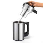 Electronice si Electrocasnice - Electrocasnice bucatarie - Mixere, tocatoare & roboti de bucatarie - Mixere - Aparat multifunctional pentru preparat lapte vegetal 7 in 1, CYBERDUST, Gri 2.0, Soia, migdale, caju,Smoothie,Suc,Supe - Infinity.ro