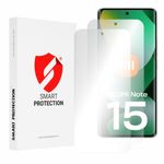 Laptop, Telefoane si Tablete - Telefoane mobile si accesorii - Accesorii Telefoane - Folii protectie telefoane - [Pachet 2x] Folie regenerabila premium Xiaomi Redmi Note 15 4G - Smart Protection Classic - Clear - Infinity.ro
